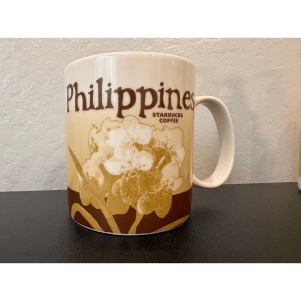 Starbucks NEW Philippines Scenes Tan Coffee Mug 2016 16oz Series Bell Tower